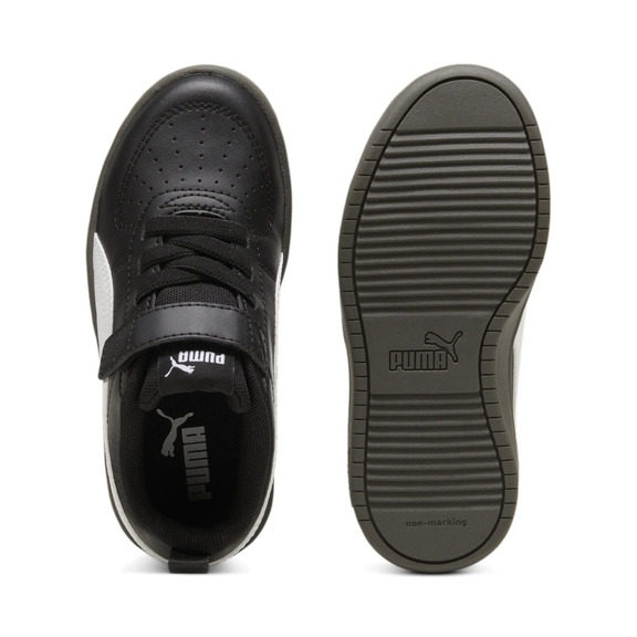 Puma Kinder Rickie AC+ PS "Black-White-Gum"