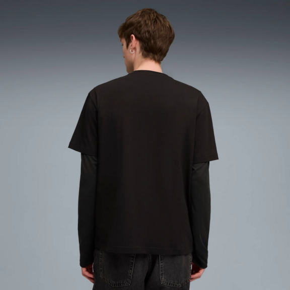 Puma MAXIMAL METALLIC Relaxed Tee " Black"