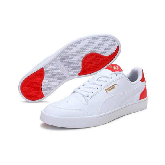 ÖFFENTLICHE Shuffle Low "White-Red"