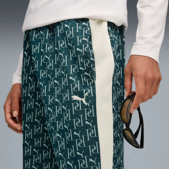 Puma T7 AOP Relaxed Track Pants PT "Green Terrain"