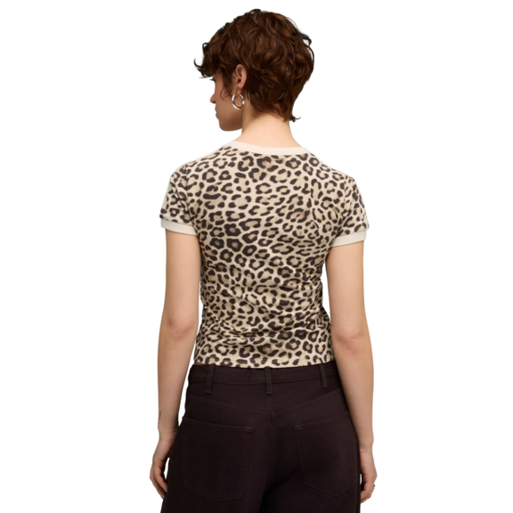 Puma T7 LEO LUXE AOP Slim Tee "Alpine Snow-Ice Coffee"