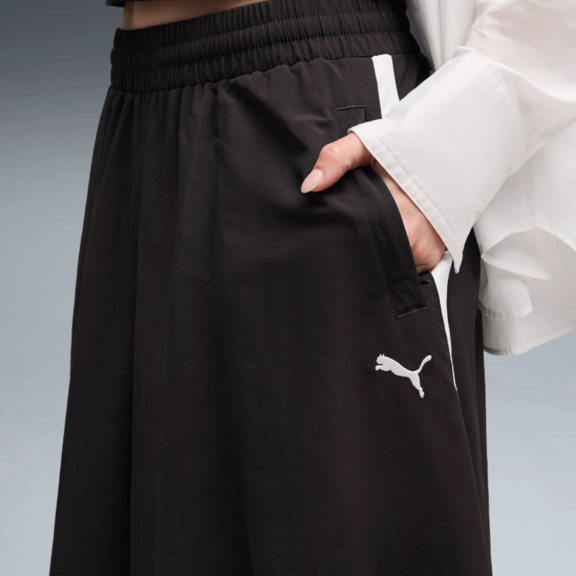 Puma T7 Woven Midi Skirt "Black"