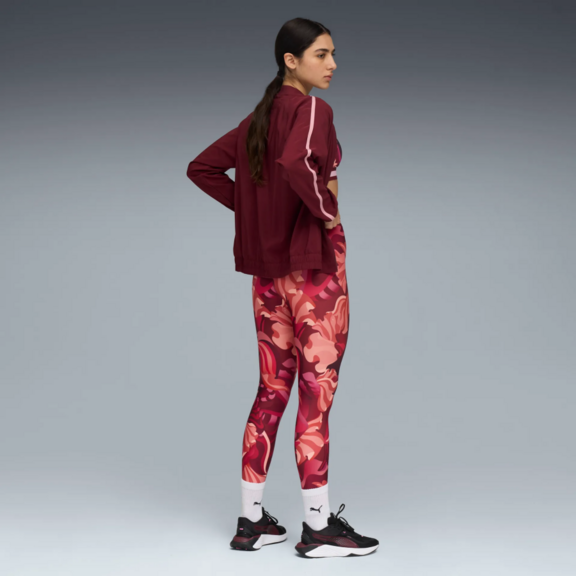 Puma W STRONG FLORAL RIBBON TIGHT - AOP HW 7/8 "Ruby Shimmer"
