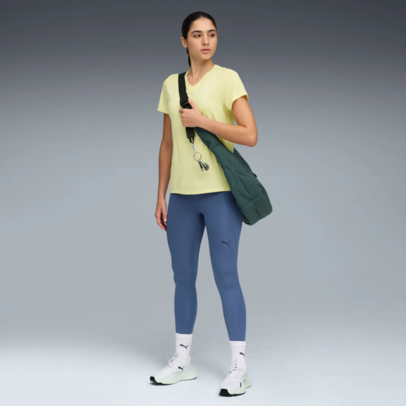 Puma W TAD ESSENTIAL VNECK Tee "Gold Moon"