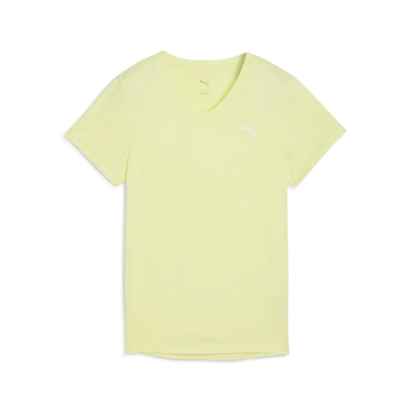 Puma W TAD ESSENTIAL VNECK Tee "Gold Moon"