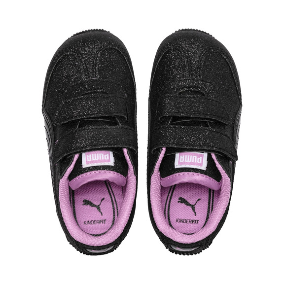 Puma Whirlwind Glitz V Kinder Trainer (Schwarz/Orchid)