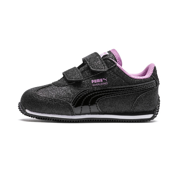Puma Whirlwind Glitz V Kinder Trainer (Schwarz/Orchid)