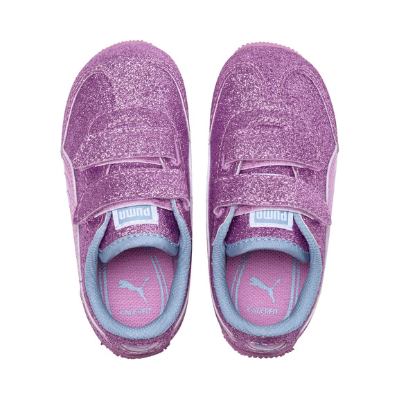 Puma Whirlwind Glitz V Kids Trainer (Orchid/CERULEAN)