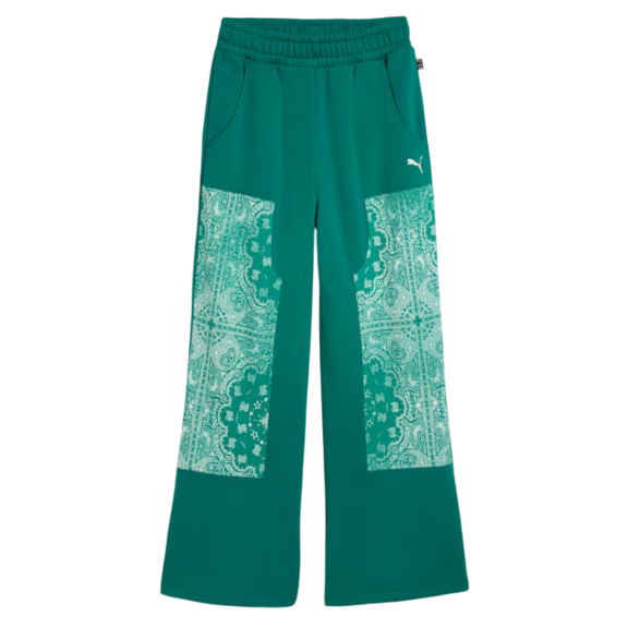 Puma Wms Basketball Shooting Stars Sweatpants "Wild Green"