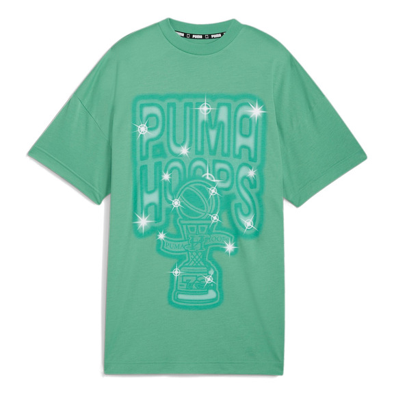 Puma Frauen Basketball Art-Hitect Sparkle Trophy Tee 1 Jade Frost
