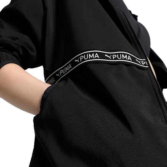 Puma WOVEN ELASTIC JACKET Q4 "Schwarz"
