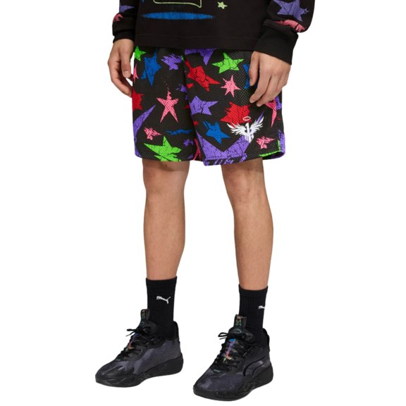 Puma X LaMelo Star Vision AOP 7" Short "Black-AOP"