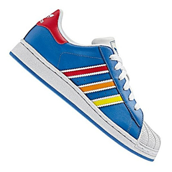 Adidas Superstar (36-40/azul/white/red)