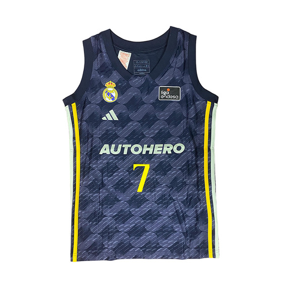 Real Madrid Camiseta Basket Niñ@ 2a Equip 2023/24 # 7 CAMPAZZO #