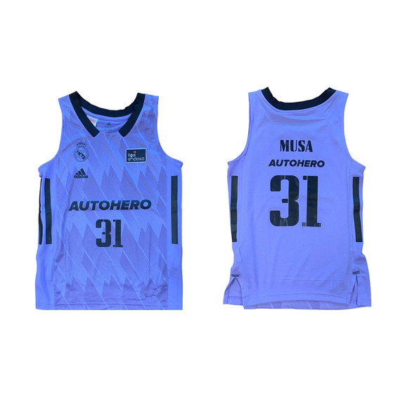 Real Madrid Camiseta Basket Niñ@ 2a Equipación # 31 MUSA #