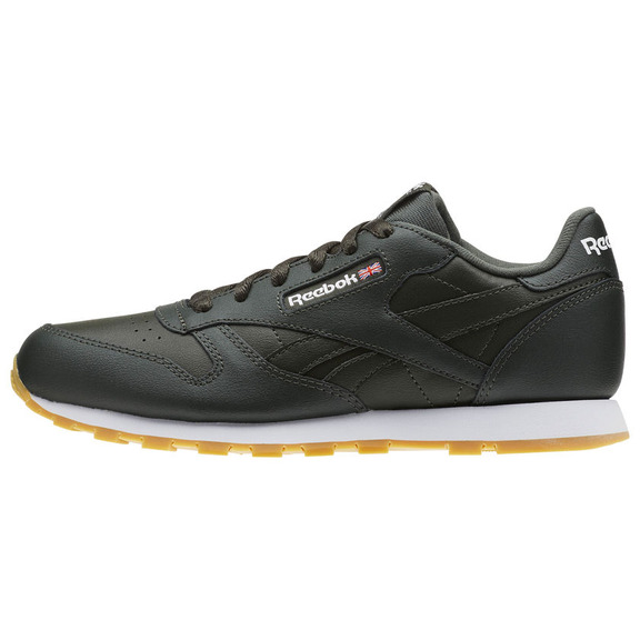 Reebok Classic Leder Kinder (Gum-Dark Cypress/White)