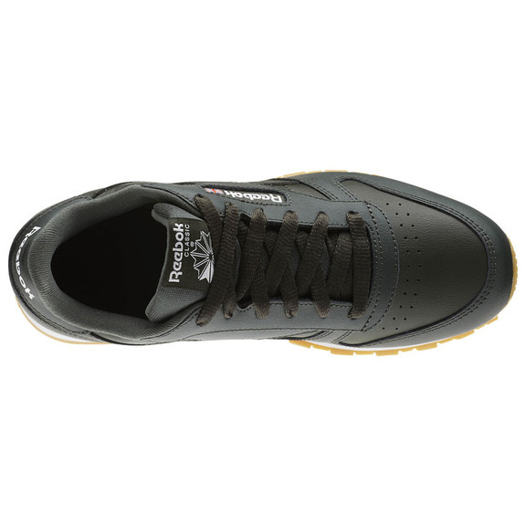 Reebok Classic Leder Kinder (Gum-Dark Cypress/White)