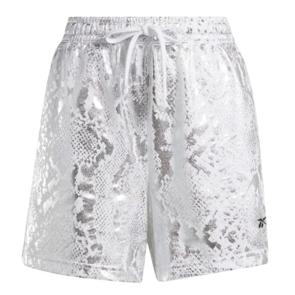Reebok Wmns B-Ball Off-Court Allover Print Shorts 5" "White"
