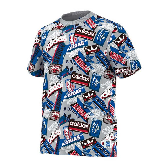 Adidas Originals T-Shirt 25o Slam By Nigo (gris/multicolor)