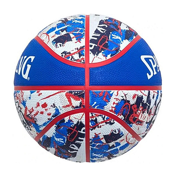 Balón Spalding Blue Red Graffiti Sz7 Gummi (Talla 7)