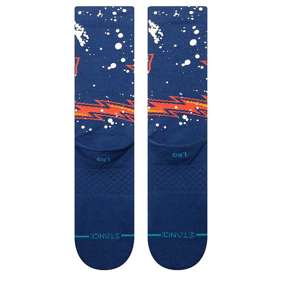 Stance Casual NBA Overspray Warriors Crew Socken
