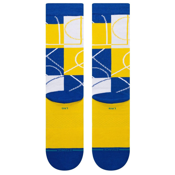 Stance Casual NBA Zone GSW Crew Socken