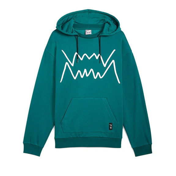 Capucha Sweatshirt Basket Puma Jaws Core 2.0 "Cold Green"