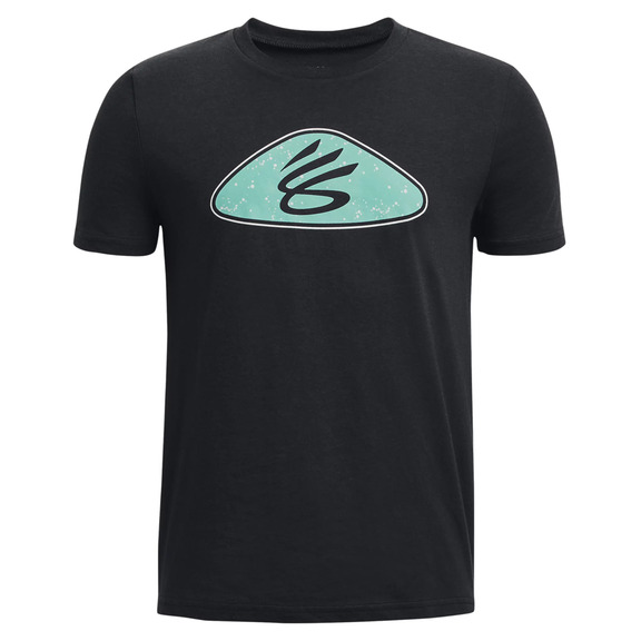 UA Boys \'\' Curry Logo Short Sleeve Tee "Black"