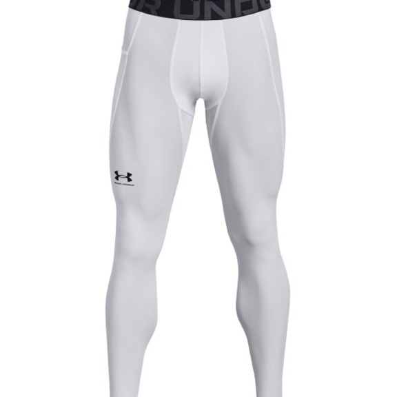 UA Herren HeatGear® Leggings "White"
