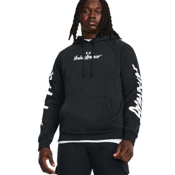 UA Herren Rival Fleece Graphic Hoodie "Black"