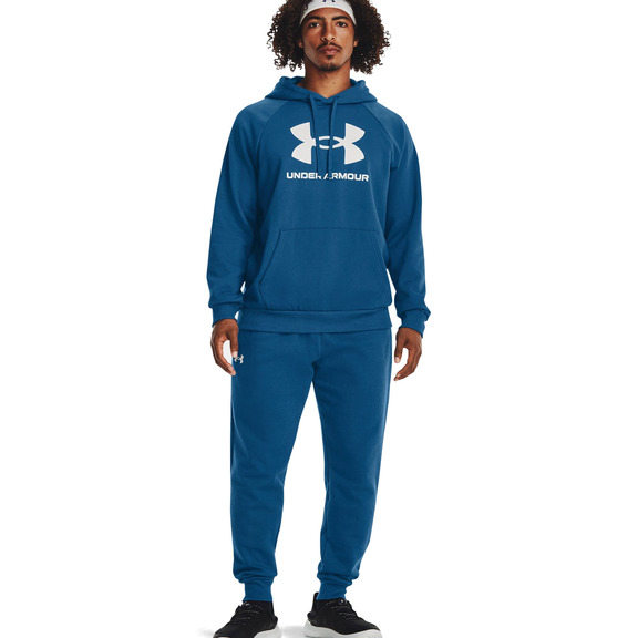 UA Herren Rival Fleece Logo Hoodie "Varsity Blue"