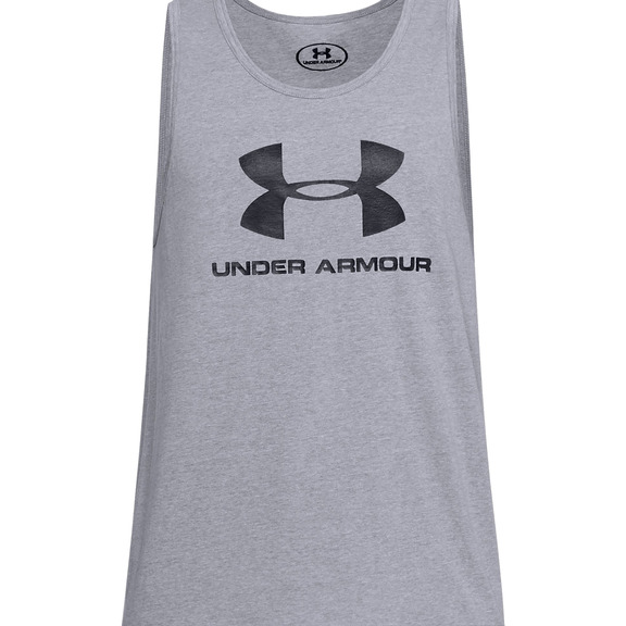 UA Herren Sportstyle Logo Tank "Gray"