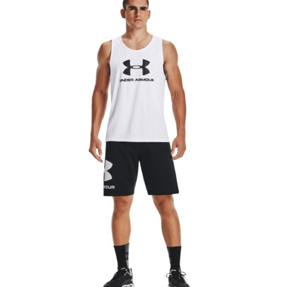 UA Herren Sportstyle Logo Tank "White"