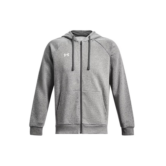 UA Rival Fleece FZ Hoodie "Castlerock Light Heather"