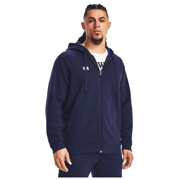 UA Rival Fleece FZ Hoodie "Midnight Navy"