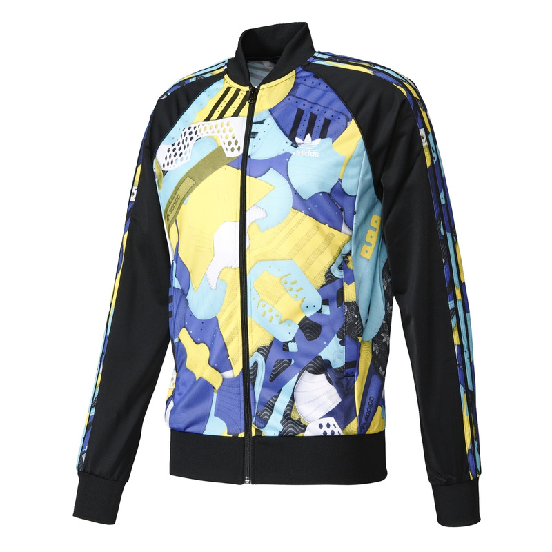 Adidas Originals Schuhmontage AOP Track Top (multicolor/black)