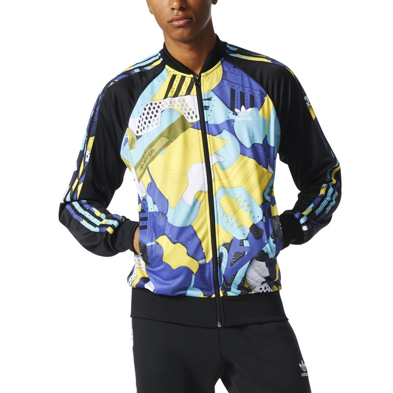 Adidas Originals Schuhmontage AOP Track Top (multicolor/black)