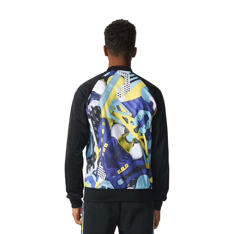 Adidas Originals Schuhmontage AOP Track Top (multicolor/black)