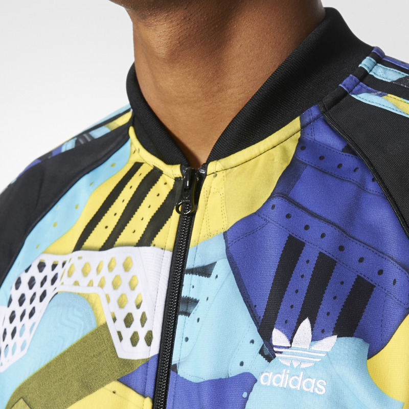 Adidas Originals Schuhmontage AOP Track Top (multicolor/black)