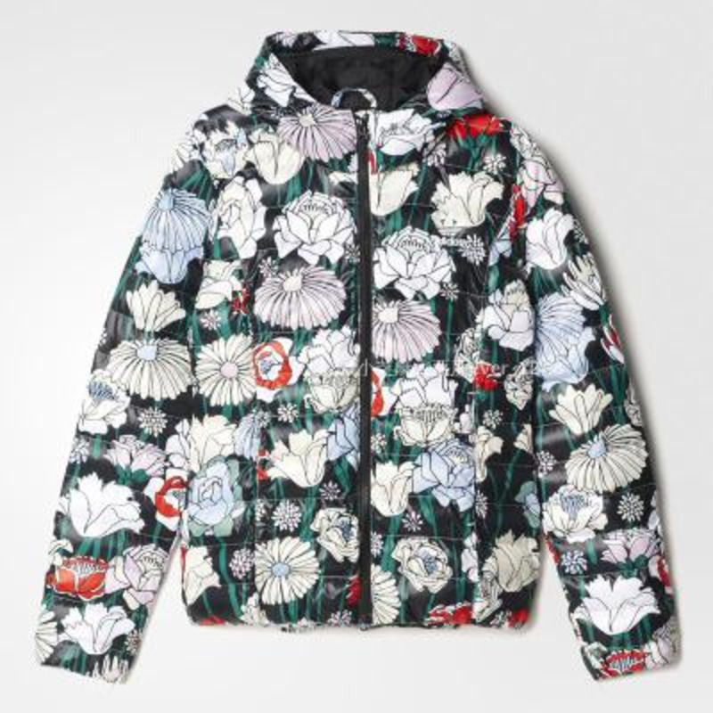 Adidas Originals Slim Jacke "Floral Vintage" (schwarz/multicolor)
