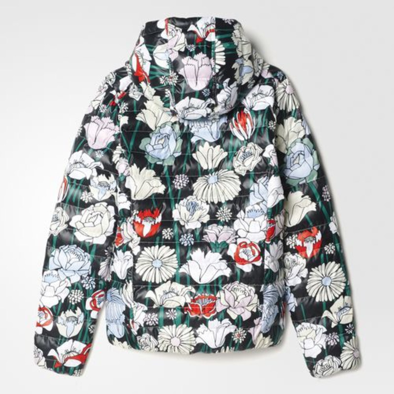 Adidas Originals Slim Jacke "Floral Vintage" (schwarz/multicolor)