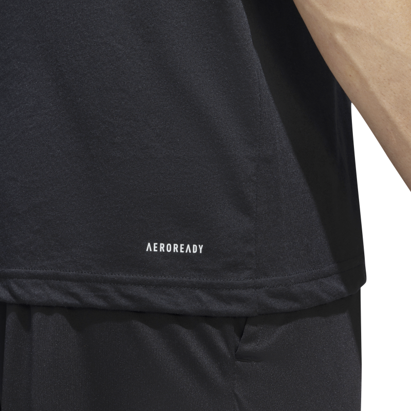 Adidas Train Essentials Feelready Logo Training T-Shirt "Black"