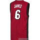 Adidas Hemd Replica Lebron James Miami (gebaut/schwarz)