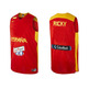 T-Shirt Auswahl Spanien Ricky Rubio (600/rot/gelb)