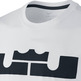 Camiseta LeBron Dri-FIT Neues Logo (102/blanco/negro)
