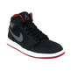 Air Jordan 1 Mid "Night" BG Child (034/black/red/white)(36-40)
