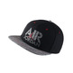 Air Jordan Stencil Snapback (010/negro/grau/weiß/rot)