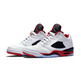 Air Jordan Retro 5 Low "Fire Red" (101/weiß/feuerrot/schwarz)