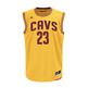 Adidas T-Shirt Réplica Lebron James Cavaliers (gelb/burde)