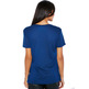Original Damen Adidas Superstar Linear T-Shirt (marine)